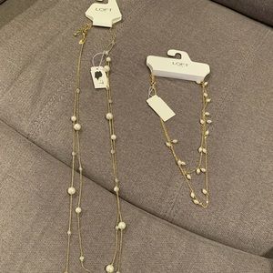 Ann Taylor Loft Necklaces lot of 2